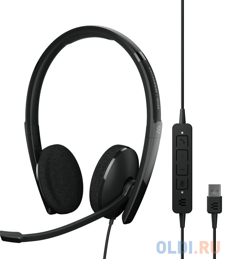 Гарнитура Sennheiser ADAPT 160 USB II черный 1000915 наушники sennheiser headset pc 3 2