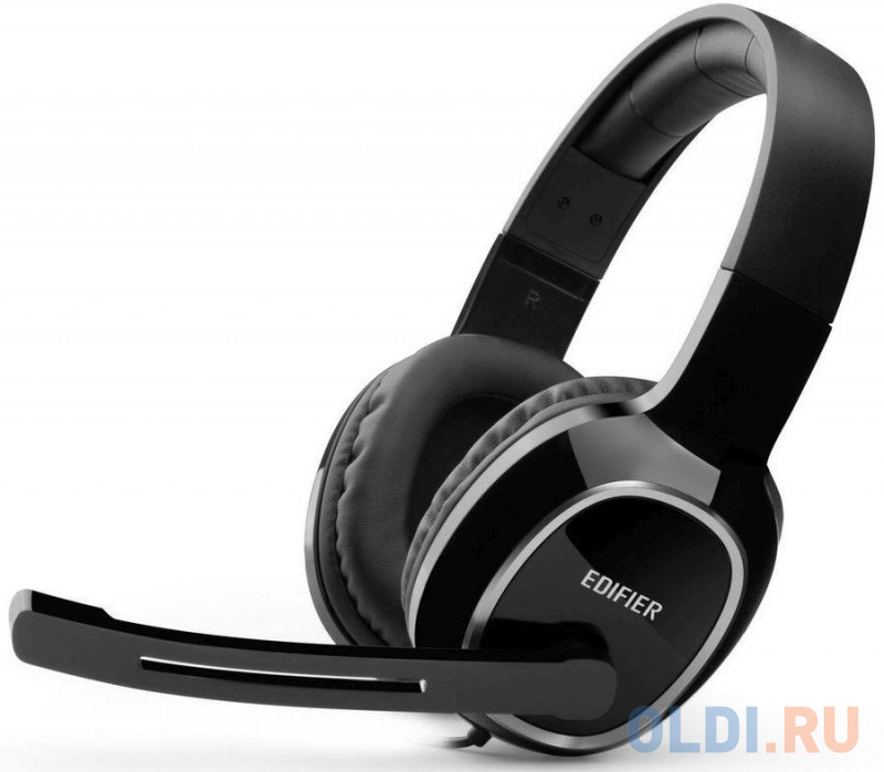Наушники с микрофоном Edifier K815 USB черный 2м мониторные USB оголовье фото