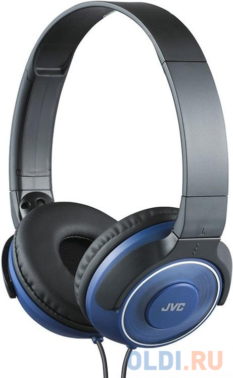 

Наушники JVC накладные портативные, модель HA-S220-A-E. Цвет: синий