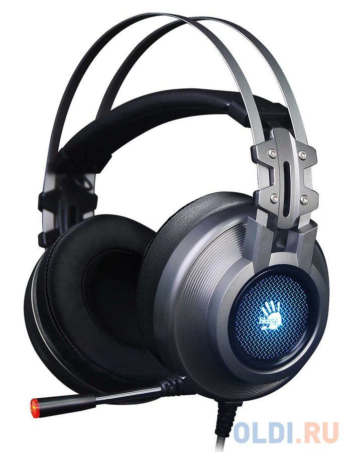 

Игровая гарнитура проводная A4TECH G525 GREY серый