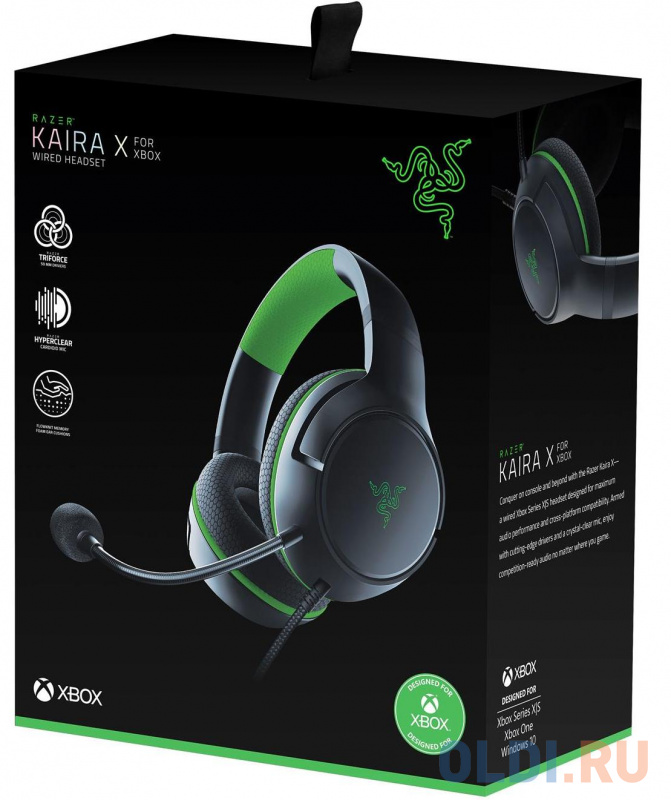 Razer Kaira X for Xbox - Wired Gaming Headset for Xbox Series X|S Black фото