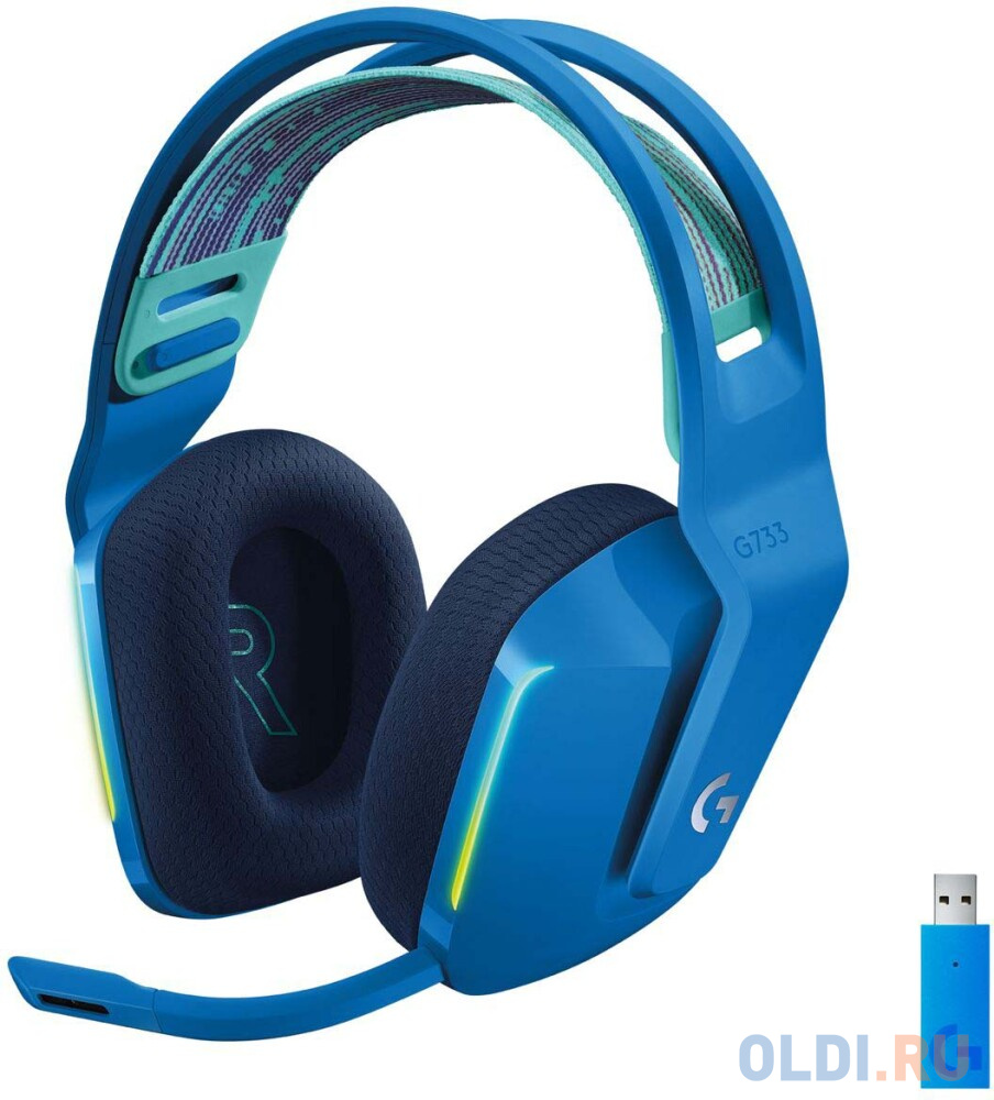 Наушники Logitech G733 синий 981-000943 фото