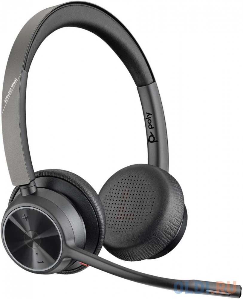 Гарнитура беспроводная/ VOYAGER 4320 UC,V4320-M (COMPUTER & MOBILE) MICROSOFT TEAMS CERTIFIED, USB-A, STEREO BLUETOOTH HEADSET, WITHOUT CHARGE STA гарнитура jabra evolve 40 ms stereo 6399 823 109