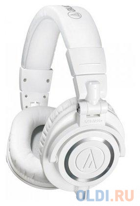 

Наушники AUDIO-TECHNICA ATH-M50xWH белыйй,полноразмерные,3м