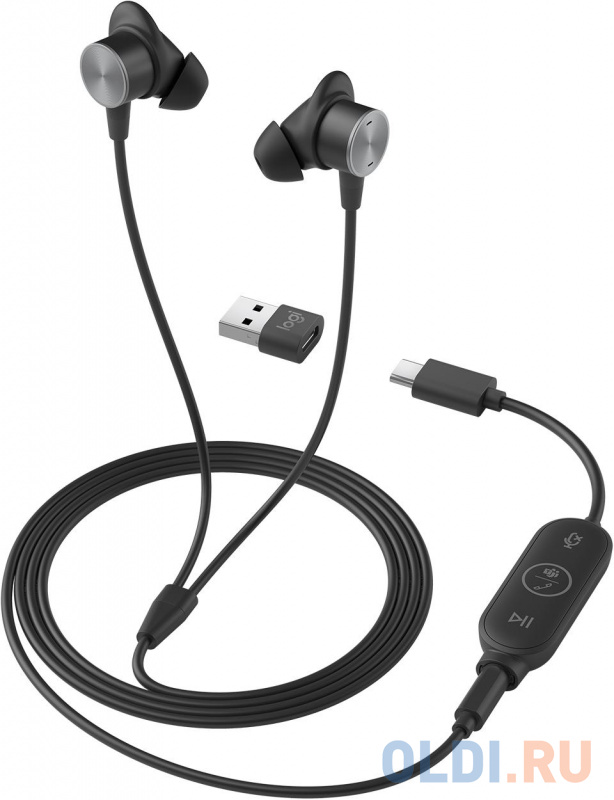 

Logitech Zone Wired Earbuds Teams - GRAPHITE