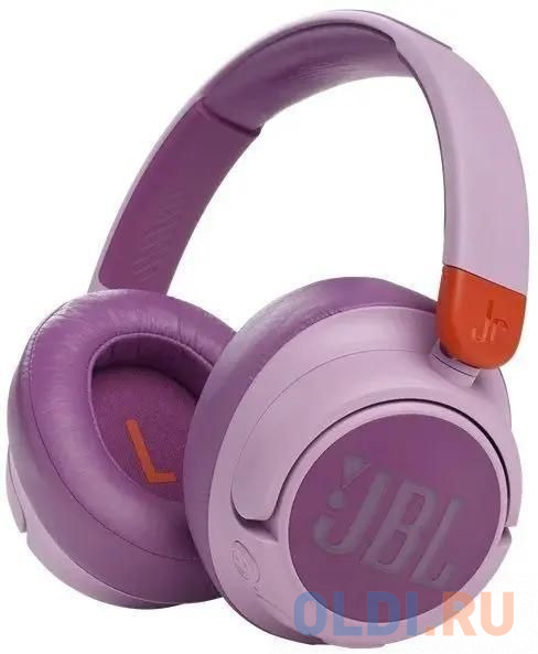 

Полноразмерные беспроводные детские наушники JBL JR 460 ANC, розовые, Розовый