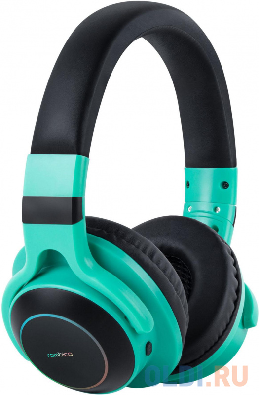

Беспроводные наушники Rombica MySound BH-15. Цвет: зеленый.