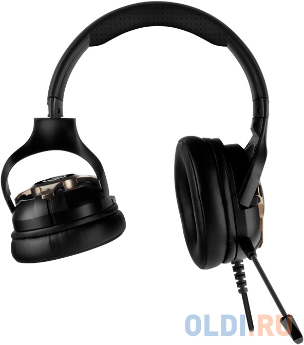 Наушники с микрофоном Sven AP-U1100MV черный 2.2м мониторные оголовье фото