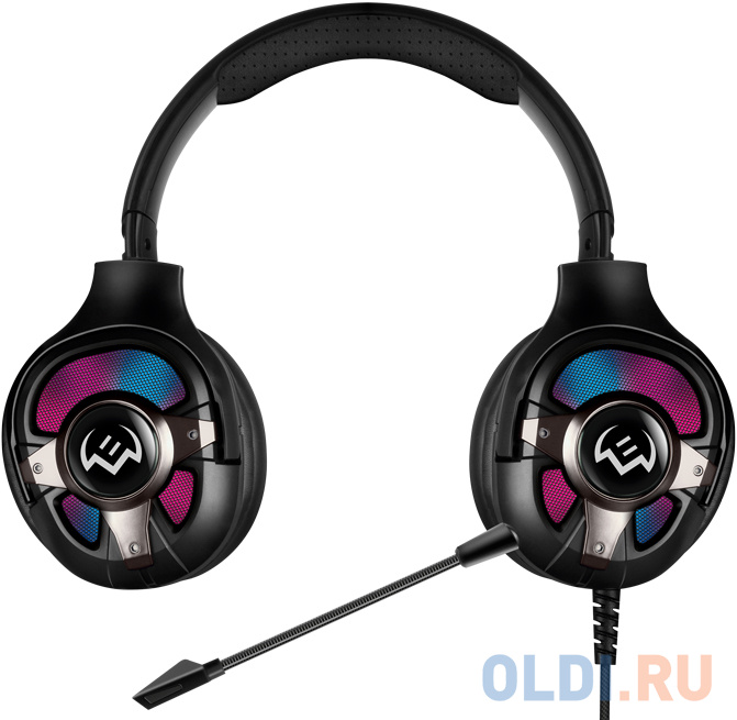 Наушники с микрофоном Sven AP-U1100MV черный 2.2м мониторные оголовье фото