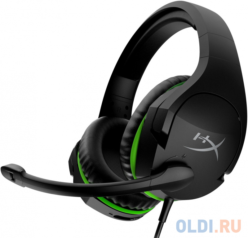 

Проводная гарнитура HyperX Cloud Stinger черный/зеленый для: Xbox Series/One (HX-HSCSX-BK/WW)