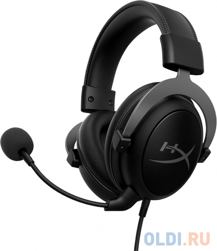 

Наушники с микрофоном HyperX Cloud II черный/серый 1м мониторные оголовье (4P5L9AA)