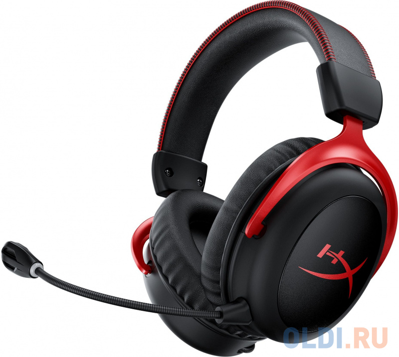 Наушники с микрофоном HyperX Cloud II черный/красный накладные Radio оголовье (4P5K4AA)