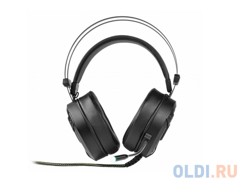 Наушники HARPER Gaming Hellfire GHS-X10 / Игровые / Проводные / Накладные с микрофоном / Черный / 20 Гц - 20 кГц / 105 дБ / USB, Mini-jack / 3.5 фото