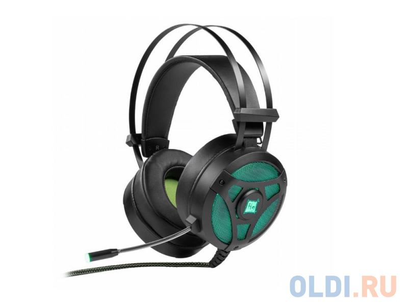 Наушники HARPER Gaming Hellfire GHS-X10 / Игровые / Проводные / Накладные с микрофоном / Черный / 20 Гц - 20 кГц / 105 дБ / USB, Mini-jack / 3.5 фото