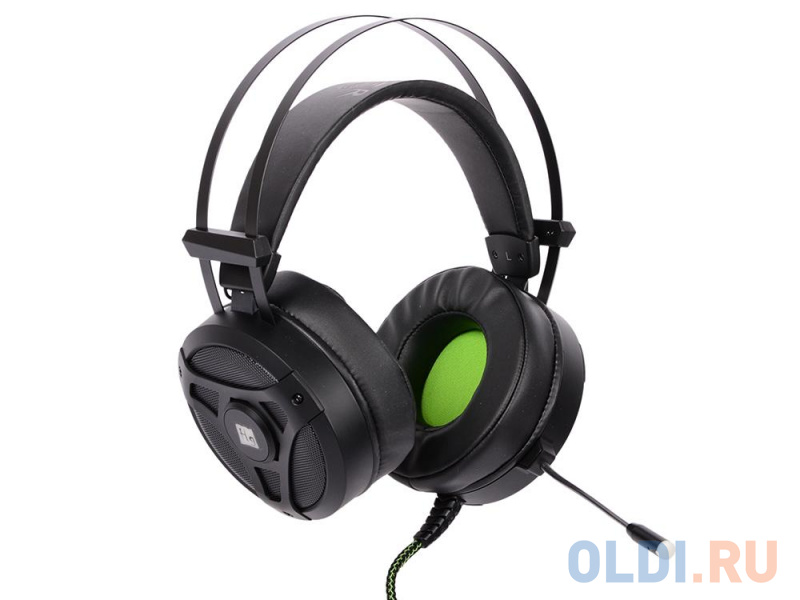 Наушники HARPER Gaming Hellfire GHS-X10 / Игровые / Проводные / Накладные с микрофоном / Черный / 20 Гц - 20 кГц / 105 дБ / USB, Mini-jack / 3.5 фото