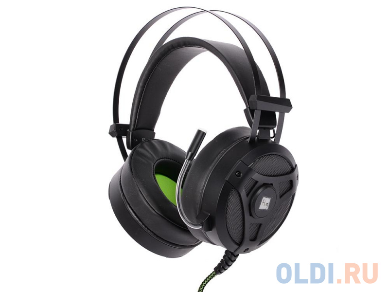 Наушники HARPER Gaming Hellfire GHS-X10 / Игровые / Проводные / Накладные с микрофоном / Черный / 20 Гц - 20 кГц / 105 дБ / USB, Mini-jack / 3.5 фото