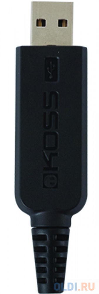 Наушники с микрофоном Koss SB45-USB черный/серебристый 2.4м мониторные оголовье (15116464) - фото 2