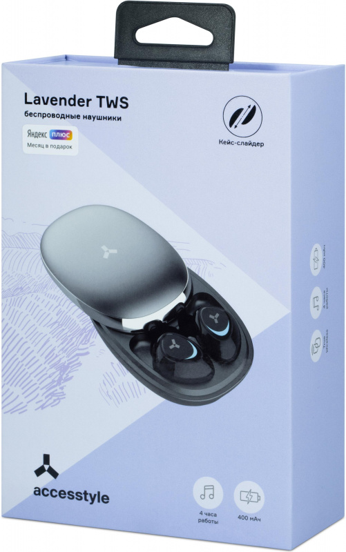 Беспроводные наушники Accesstyle Lavender TWS Gray Беспроводные наушники Accesstyle Lavender TWS Gray фото