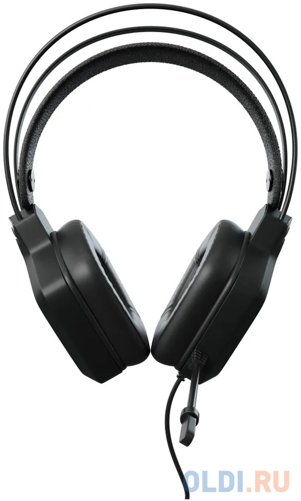 Наушники с микрофоном Оклик GMNG HS-L850G черный 2.1м мониторные оголовье (1533570) - фото 4