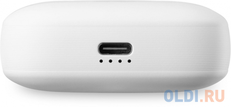 Гарнитура вкладыши Digma TWS-12 белый беспроводные bluetooth в ушной раковине (TWS12W) фото