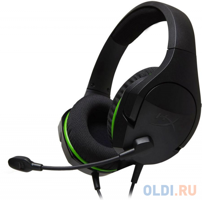 

Проводная гарнитура HyperX CloudX Stinger Core черный/зеленый для: Xbox Series/One (HX-HSCSCX-BK)