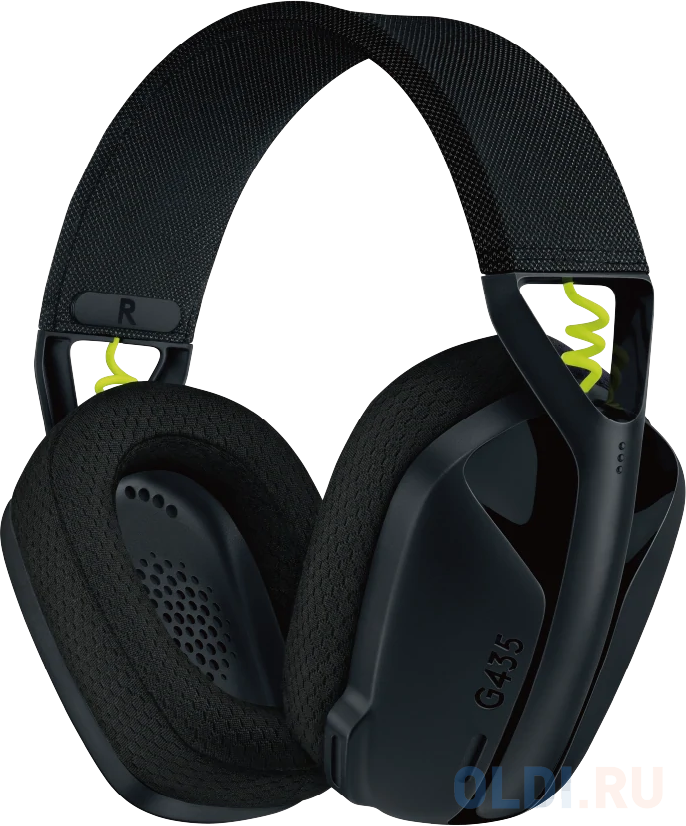 Гарнитура/ Logitech Headset G435 LIGHTSPEED Wireless Gaming BLACK- Retail гарнитура logitech stereo headset h340 981 000475 981 000509