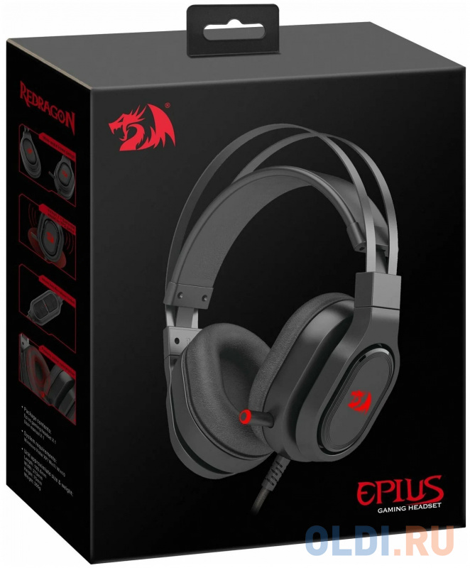 Гарнитура EPIUS 7.1 USB REDRAGON 77240 DEFENDER фото