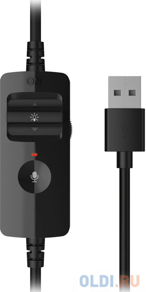 Наушники с микрофоном Edifier G35 черный 2.5м мониторные USB оголовье фото