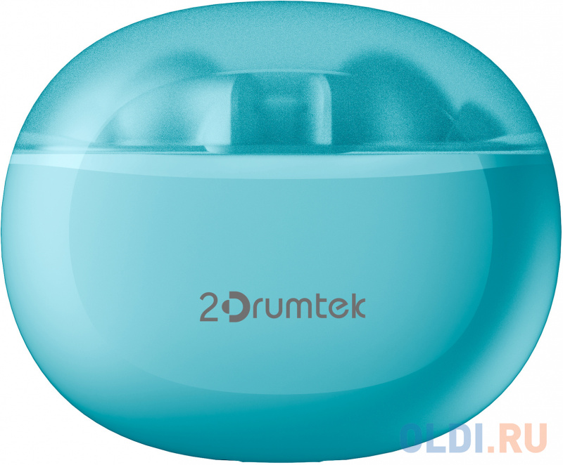 Гарнитура вкладыши A4Tech 2Drumtek B25 TWS синий беспроводные bluetooth в ушной раковине (B25 ICY BLUE) фото