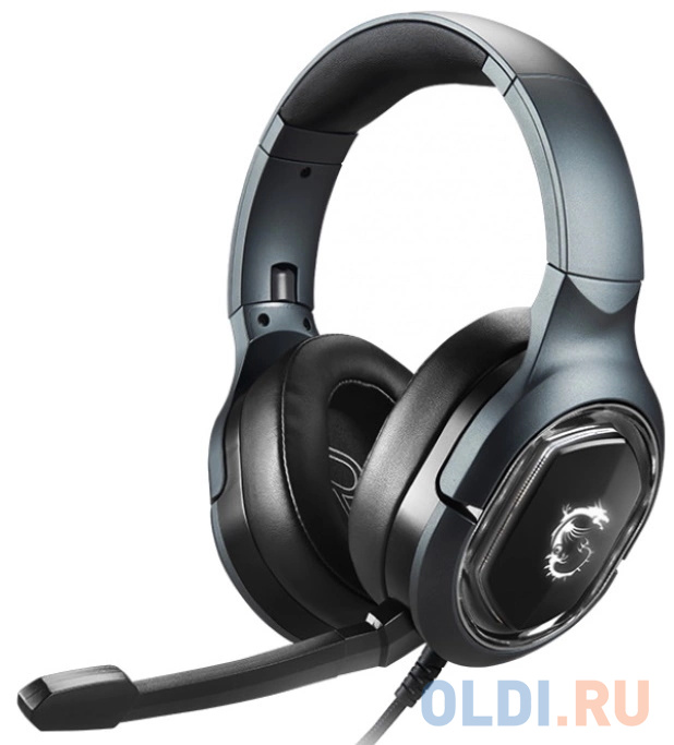 

Gaming Headset MSI Immerse GH50, virtual 7.1 surround, USB, In-line controller, RGB Mystic Light Compatibility with 4 lightning effects.