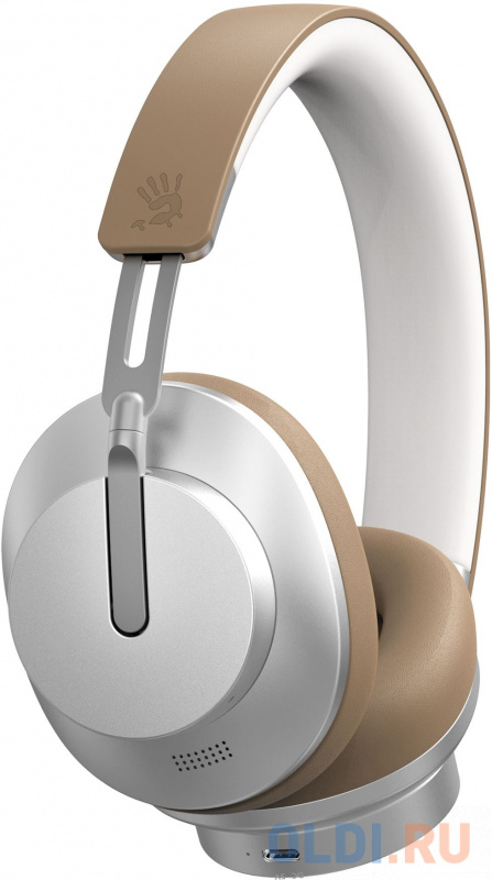 Наушники накладные A4Tech Bloody MH390 хаки беспроводные bluetooth оголовье (MH390 KHAKI) фото