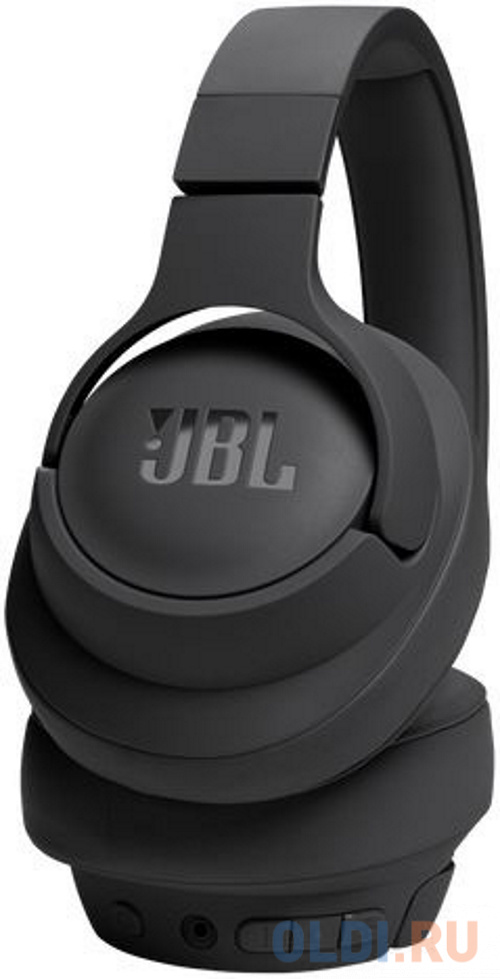 Гарнитура мониторные JBL Tune 720 BT 1.2м черный беспроводные bluetooth оголовье (JBLT720BTBLK) фото
