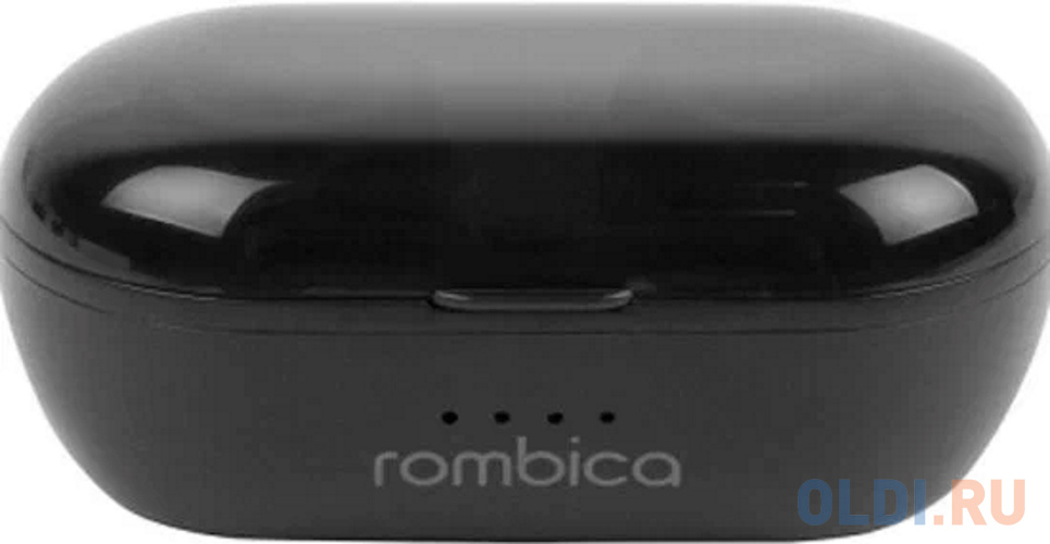 Наушники ROMBICA Mysound Air Pale, Bluetooth, вкладыши, черный/красный [bt-h028] - фото 3