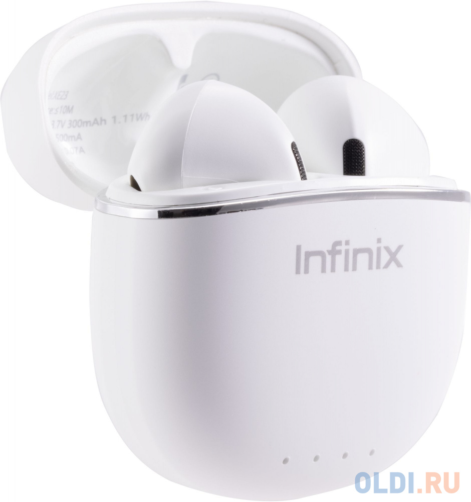 Гарнитура вкладыши Infinix XBuds XE23 белый беспроводные bluetooth в ушной раковине (10311755) Вид№2