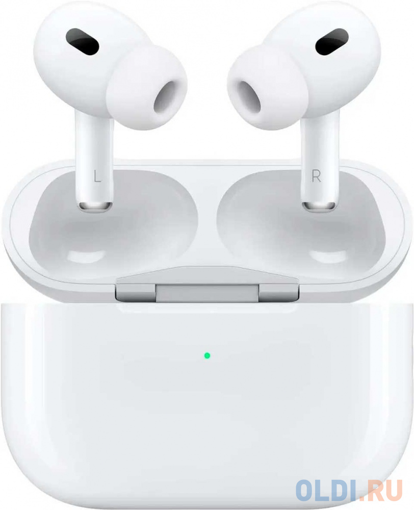 Гарнитура внутриканальные Apple AirPods Pro 2 2023 USB-C A3047/A3048/A2968 белый беспроводные bluetooth в ушной раковине (MTJV3ZA/A)