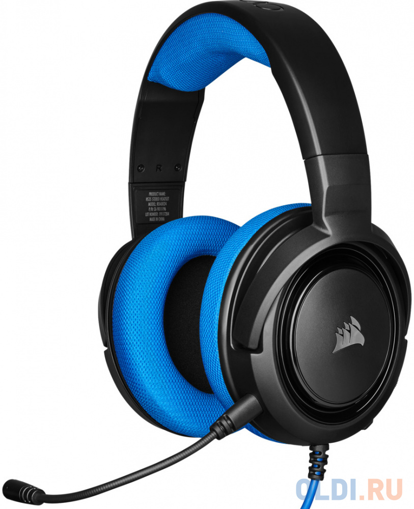 Гарнитура Corsair Gaming™ HS35 STEREO Gaming Headset, Blue (EU Version), цвет синий