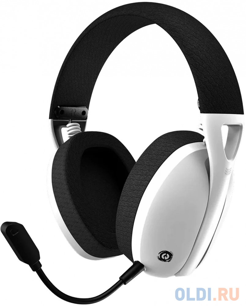 CANYON Ego GH-13, Gaming BT headset, +virtual 7.1 support in 2.4G mode, with chipset BK3288X, BT version 5.2, cable 1.8M, size: 198x184x79mm, White