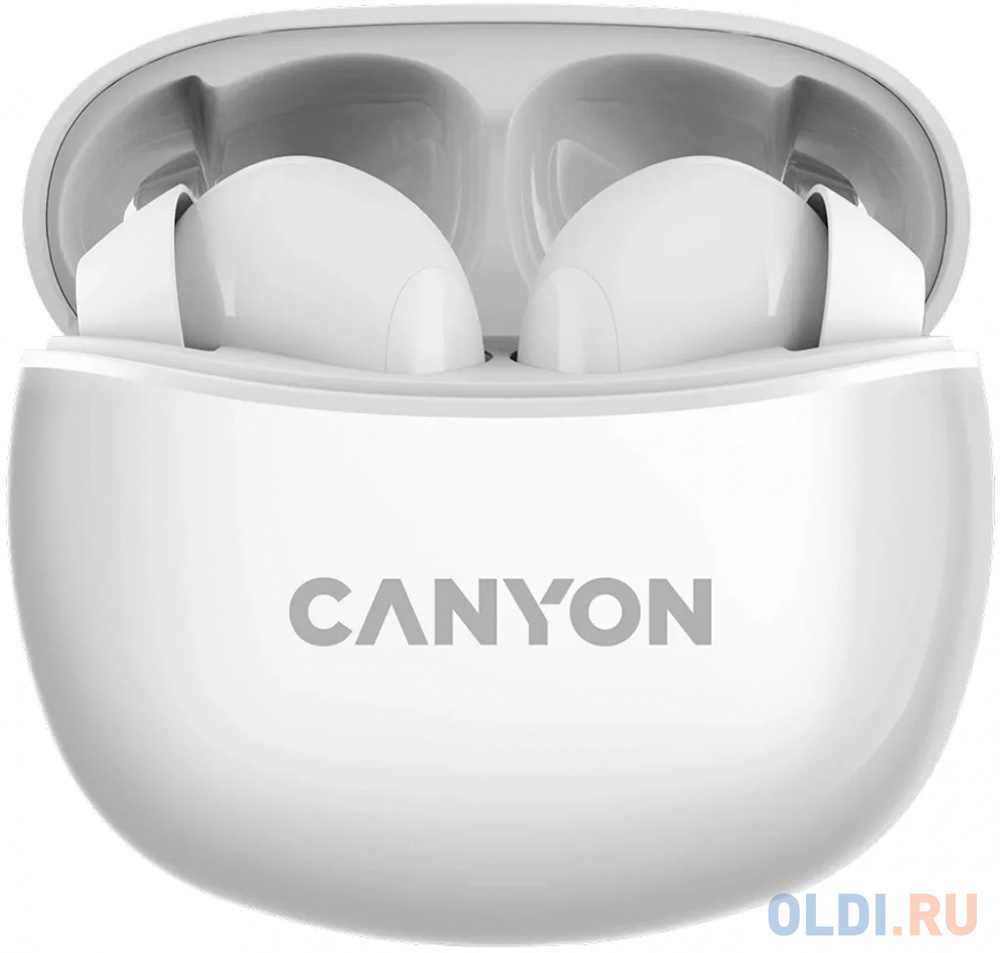 CANYON TWS-5, Bluetooth headset, with microphone, BT V5.3 JL 6983D4, Frequence Response:20Hz-20kHz, battery EarBud 40mAh*2+Charging Case 500mAh, type-