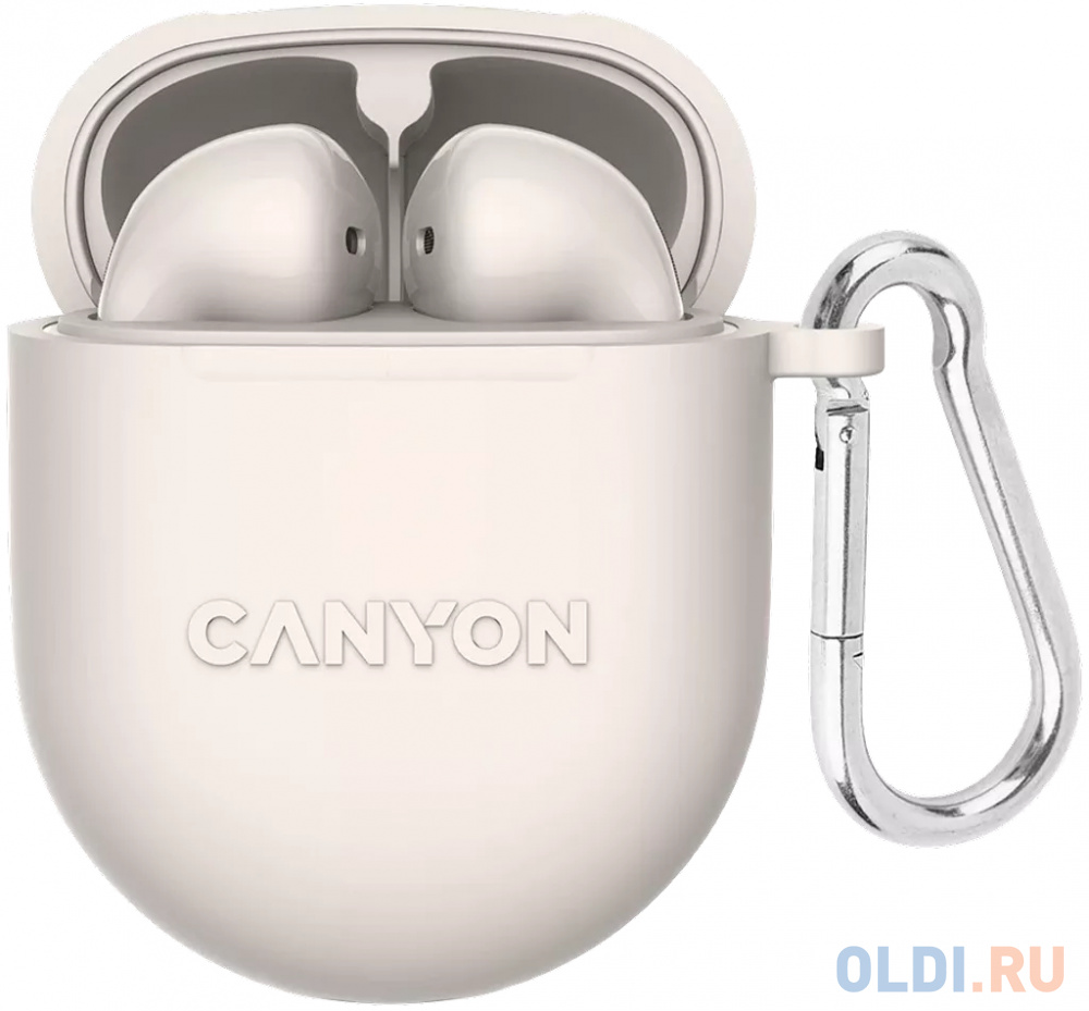 CANYON TWS-6, Bluetooth headset, with microphone, BT V5.3 JL 6976D4, Frequence Response:20Hz-20kHz, battery EarBud 30mAh*2+Charging Case 400mAh, type-