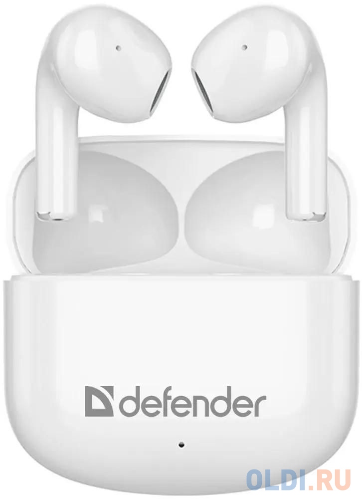 

Defender Беспроводная гарнитура Twins 925 белый, TWS, Bluetooth(63926)