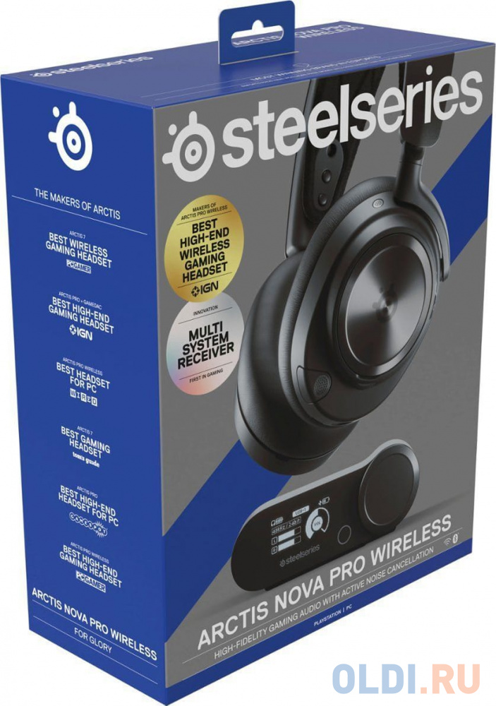 Наушники с микрофоном Steelseries Arctic Nova Pro черный 1.5м накладные оголовье (61527) Вид№3