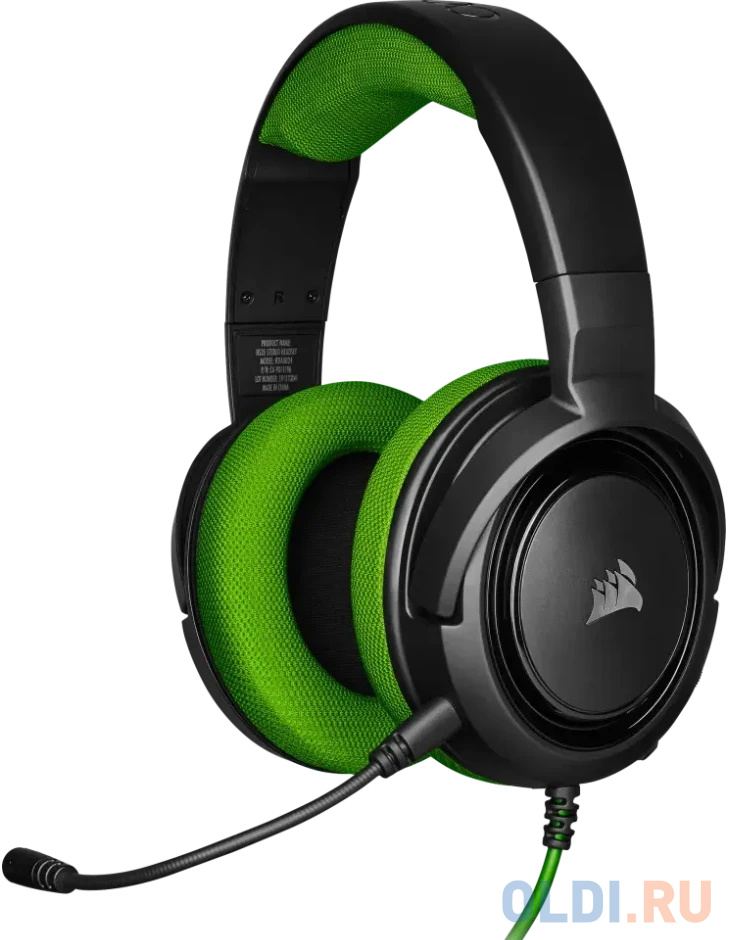 Гарнитура игровая Corsair HS35 STEREO Gaming Headset, Green [CA-9011197-EU]