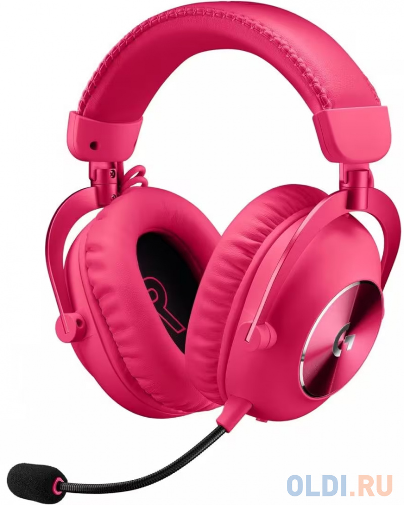 Игровая беспроводная гарнитура Logitech G Pro X 2 Wireless, Pink [981-001275]