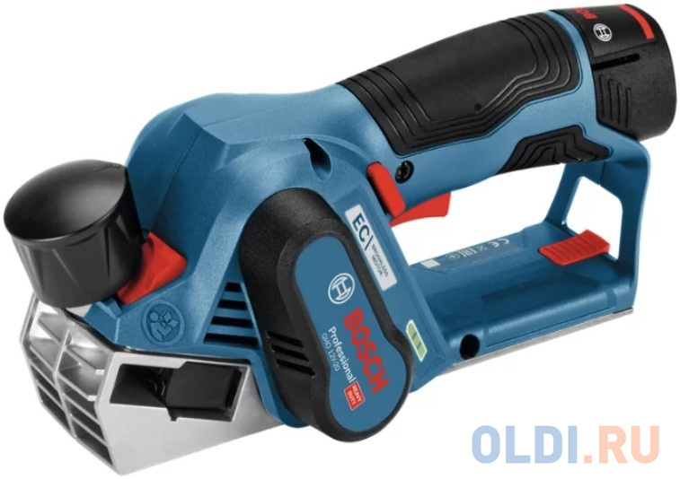 Рубанок BOSCH GHO 12V-20 (06015A7000) 12В БЕЗ АКК. 14500об/мин шир.56мм гл.2мм 1.5кг