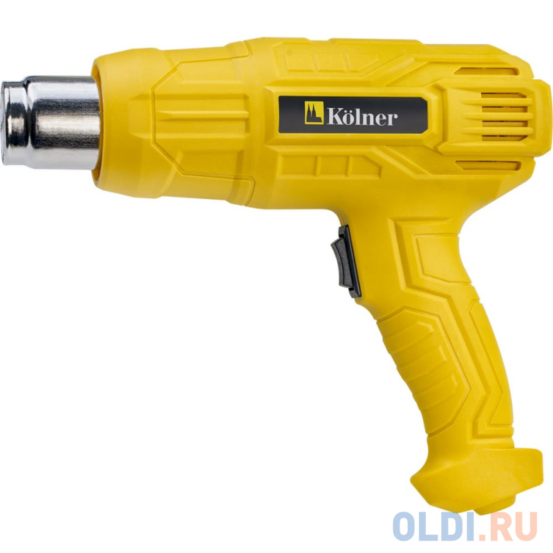 

Kolner KHG 1800 [кн1800хг] Фен технический { 1800Вт, производительность 300/500 л/мин, рабочая температура 300/500 градусов, набор насадок }