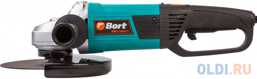 

Углошлифовальная машина Bort BWS-2005-S 2000Вт 6500об/мин рез.шпин.:M14 d=230мм