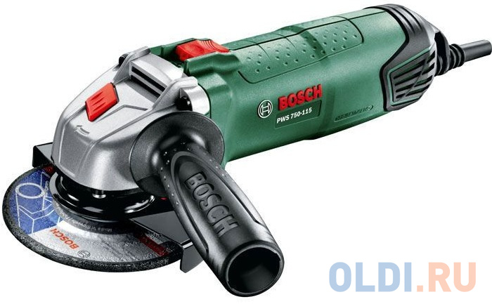 

Угловая шлифмашина Bosch PWS 750-115 750Вт 115мм
