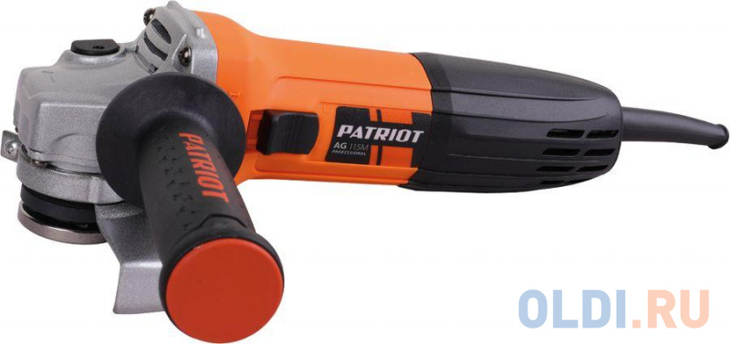 

Углошлифовальная машина Patriot AG 115M 680Вт 11000об/мин рез.шпин.:M14 d=115мм