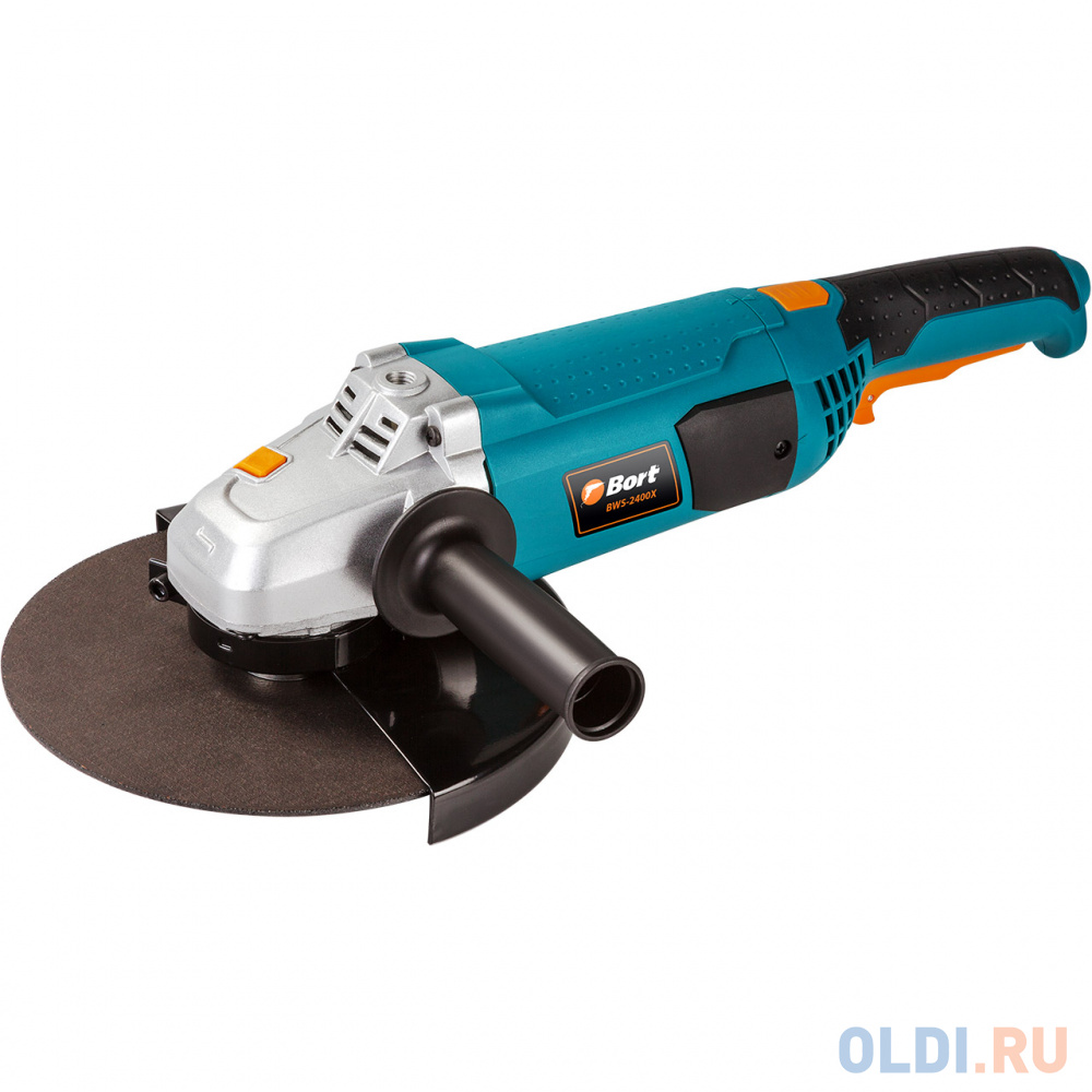 

Углошлифовальная машина Bort BWS-2400X 2400Вт 6500об/мин рез.шпин.:M14 d=230мм