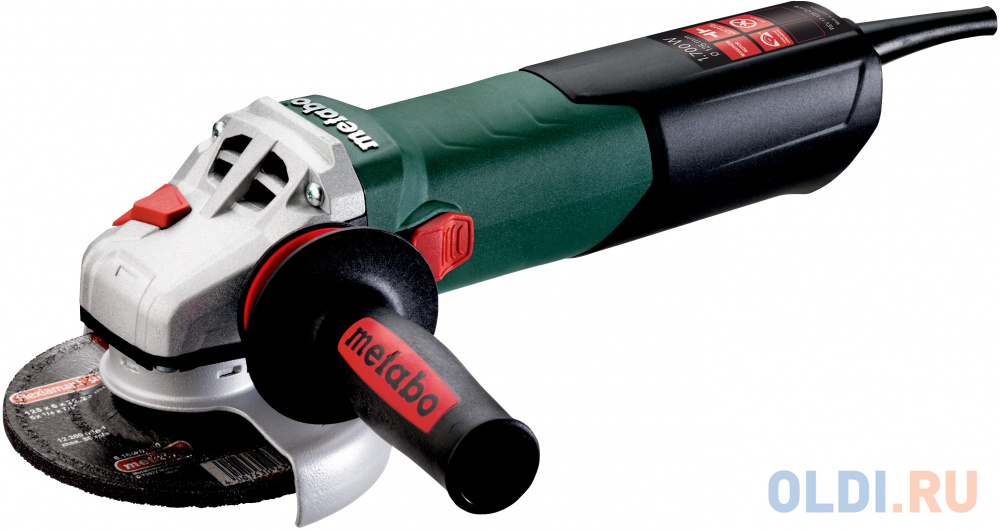 

Углошлифовальная машина Metabo WEV 17-125 Quick 125 мм 1700 Вт